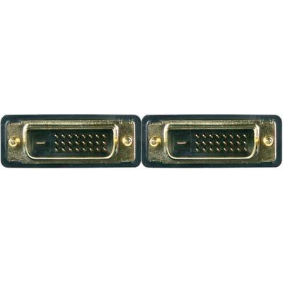 DELTACO DVI monitorkabel Dual Link, DVI-D ha - ha 15m