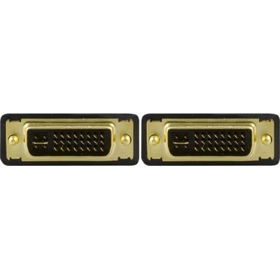 DELTACO DVI monitorkabel Single Link, DVI-I ha - ha 2m