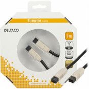 DELTACO firewire 800 kabel, 9-pin Beta - 9-pin Beta, 1m