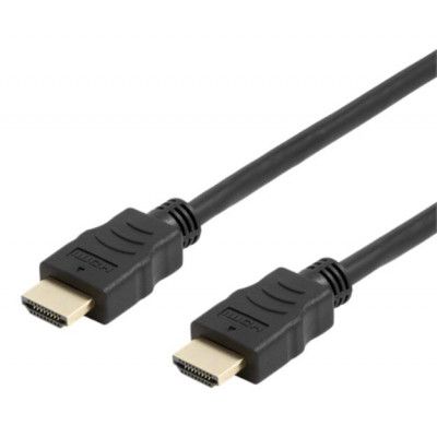 Deltaco Flexibel HDMI-kabel, 1m - Svart