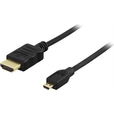 DELTACO HDMI 1.4-kabel, 2m - Svart