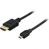 DELTACO HDMI 1.4-kabel, 3m - Svart