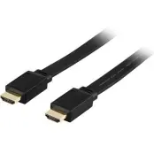 Deltaco HDMI-kabel - 5 meter - Vit