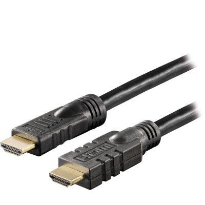 DELTACO HDMI-kabel, aktiv, ha-ha, 1080p, v1,4, 15m, svart