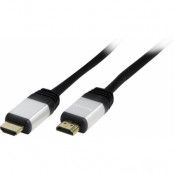 DELTACO HDMI-kabel v1,4 19-pin ha-ha 4K Ethernet 3D returljud 5m