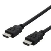 Deltaco HDMI-kabel, 2m - Svart