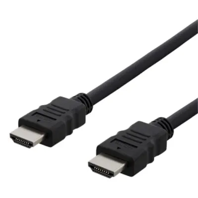 Deltaco HDMI-kabel, 1m - Svart