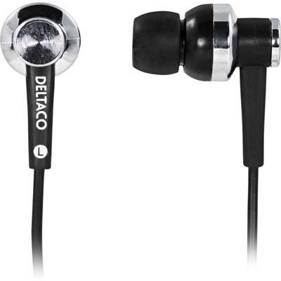 DELTACO in-ear headphones - (HL-79) - Svart