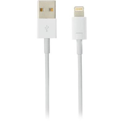 Deltaco lightning kabel till iPad, iPhone och iPod, 1m, MFi - Vit