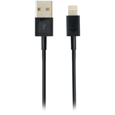 Deltaco lightningkabel till iPad, iPhone och iPod, 1m, MFi - Svart