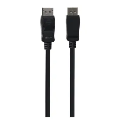 Deltaco LSZH DisplayPort Kabel 3m - Svart