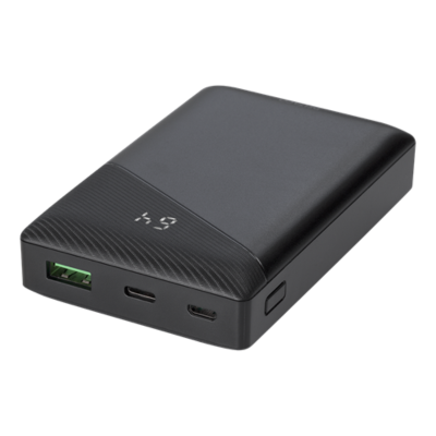 DELTACO Powerbank 10000 mAh - Svart