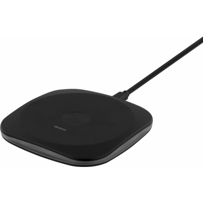 Deltaco Qi-laddare 1A - Svart