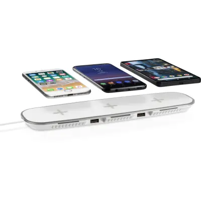 Deltaco Trådlös Laddare För 3 Enheter 3x5w