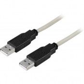 DELTACO USB 2.0 kabel Typ A hane - Typ A hane 0,5m