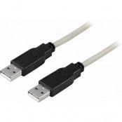 DELTACO USB 2.0 kabel Typ A hane - Typ A hane 2m