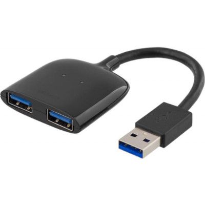 Deltaco USB 3.1 Gen 1 hubb - Svart