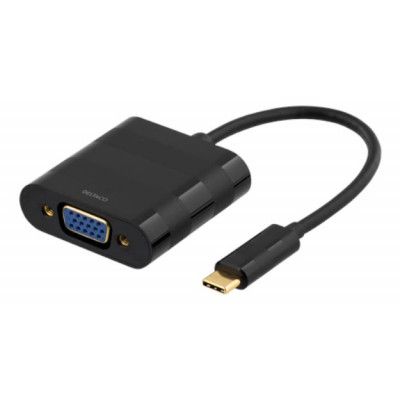 Deltaco USB 3.1 till VGA Adapter - Svart