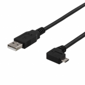 Deltaco USB-A Till Micro USB Kabel 2m - Svart