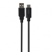 Deltaco USB-A till USB-C Kabel LSZH 3m - Svart