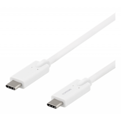 DELTACO USB-C till USB-C kabel, 5 Gbit/s, 2 m