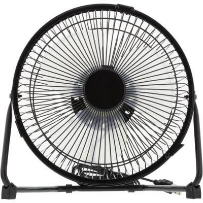 DELTACO USB-fläkt, 18cm, bordsmodell, 1x USB Type A ha, svart