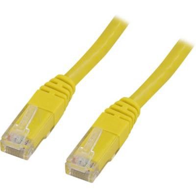 DELTACO U/UTP Cat6 patchkabel 3m, gul