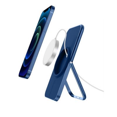 Desktop Mount Magsafe Wireless Charger - Blå