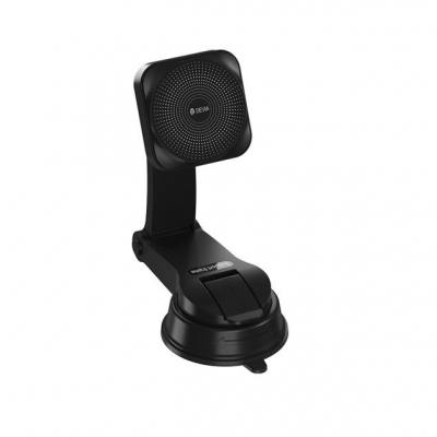 Devia Magnetisk Bilhållare med 15W Trådlös Laddare EA473 - Svart