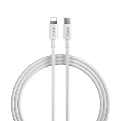 Devia USB-C till Lightning kabel 27W 2m 3A EC146 PD Smart