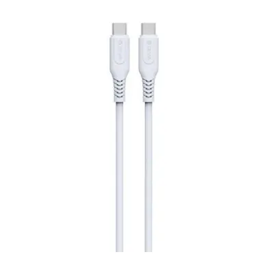 Devia USB-C Till USB-C 60W 3A Kabel 1m PD - Vit