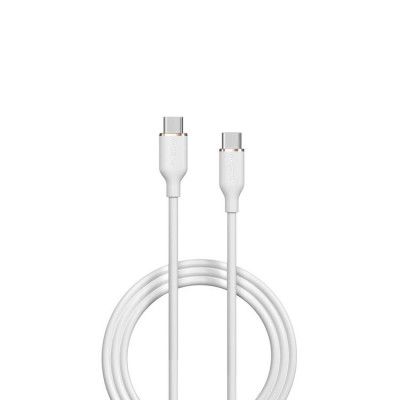 Devia USB-C Till USB-C 60W Kabel 3A 1.2m Jelly EC632 - Vit