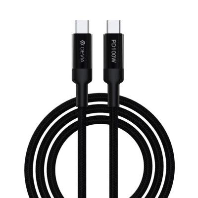 Devia USB-C Till USB-C Kabel 100W 1.5m EC309 Extreme PD Svart