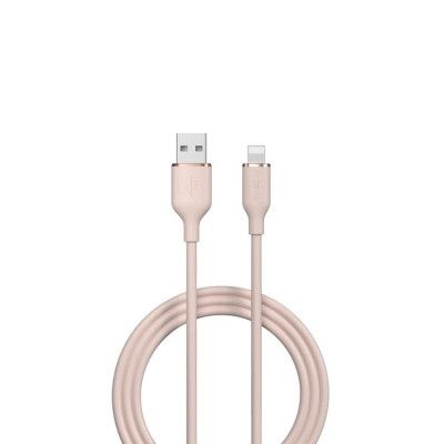 Devia USB Till Lightning 1.2m Kabel 2.4A Jelly EC630 - Rosa