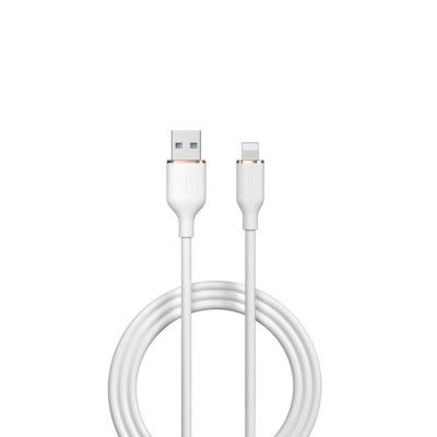 Devia USB Till Lightning 1.2m Kabel 2.4A Jelly EC630 - Vit