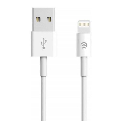 Devia USB Till Lightning Kabel 1m 2.1A Smart EC080 - Vit