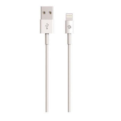 Devia USB Till Lightning Kabel 2m 2.1A Smart EC080 - Vit