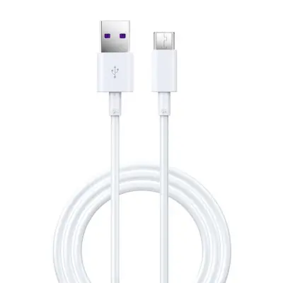 Devia USB Till USB-C 1.5m Kabel 5A Shark EC306 - Vit