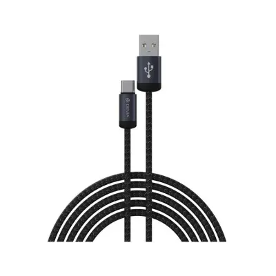 Devia USB Till USB-C Kabel 1m 2A Gracious - Svart