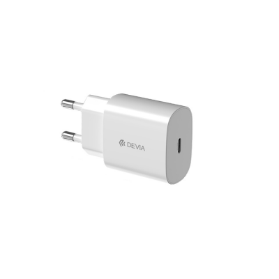 Devia Väggladdare 20W USB-C Rocket PD - Vit