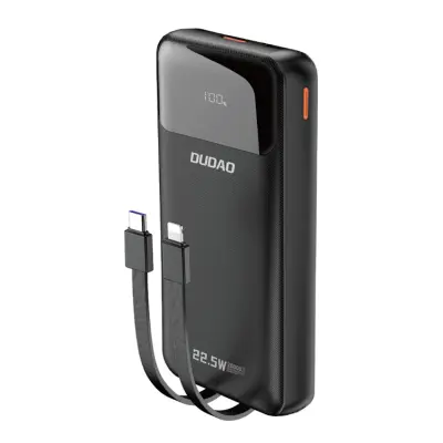 Dudao K15Pro Powerbank 20000mAh 22.5W PD - Svart