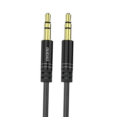 Dudao lång AUX mini jack 3.5mm Kabel spring 170cm Svart
