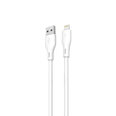 Dudao L2L USB-A / Lightning 3A Kabel 2m - Vit