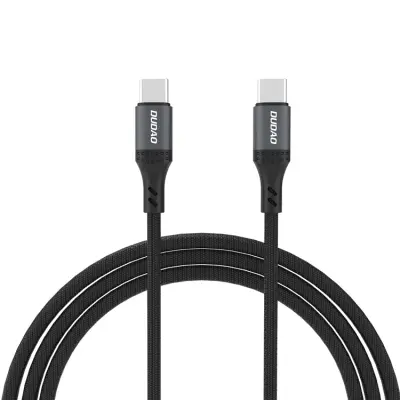 Dudao L3CC USB-C - USB-C 60W 2m Braided Kabel - Svart