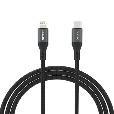 Dudao L3CL USB-C - Lightning 30W 2m Braided Kabel - Svart