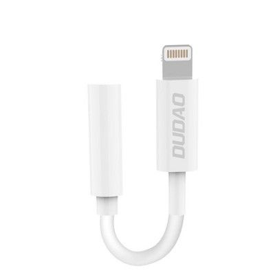 Dudao Ljud Adapter Lightning Till 3.5mm Mini Jack - Vit