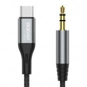 Dudao Ljud Kabel USB-C - Mini Jack 3.5 mm - Grå