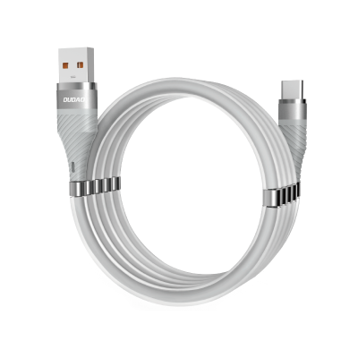 Dudao magnetisk USB Type C Kabel 5 A 1 m ljusGrå