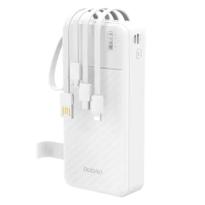 Dudao Powerbank K11 Pro 20000mAh med Kabel (Vit)