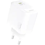 Dudao Snabbladdare 45WUSB-C A28 GaN - Vit (Vit)